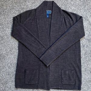 Women’s Karen Scott brown cardigan. Size small